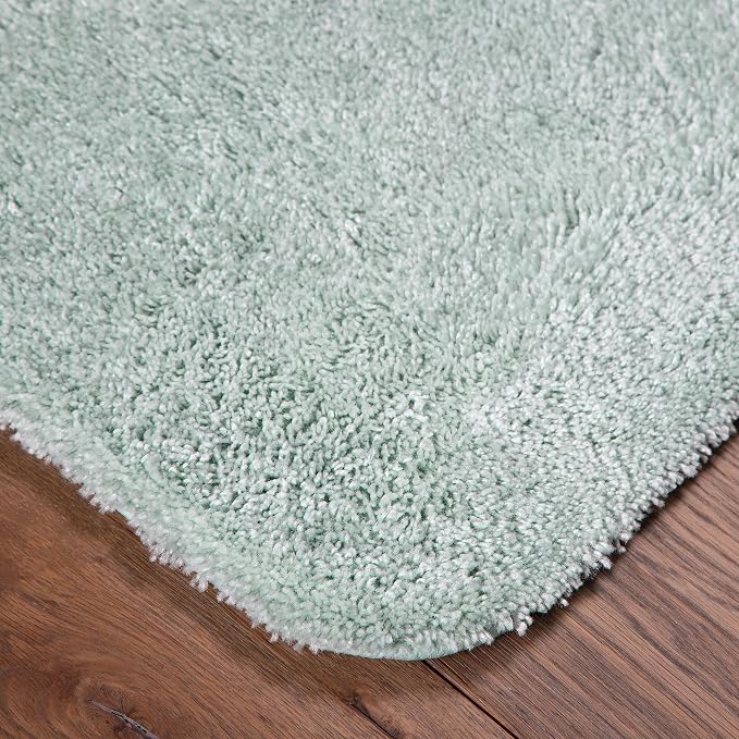 Mohawk Home Goliath Machine Washable Bath Mat 20" x 34" Sea Mist