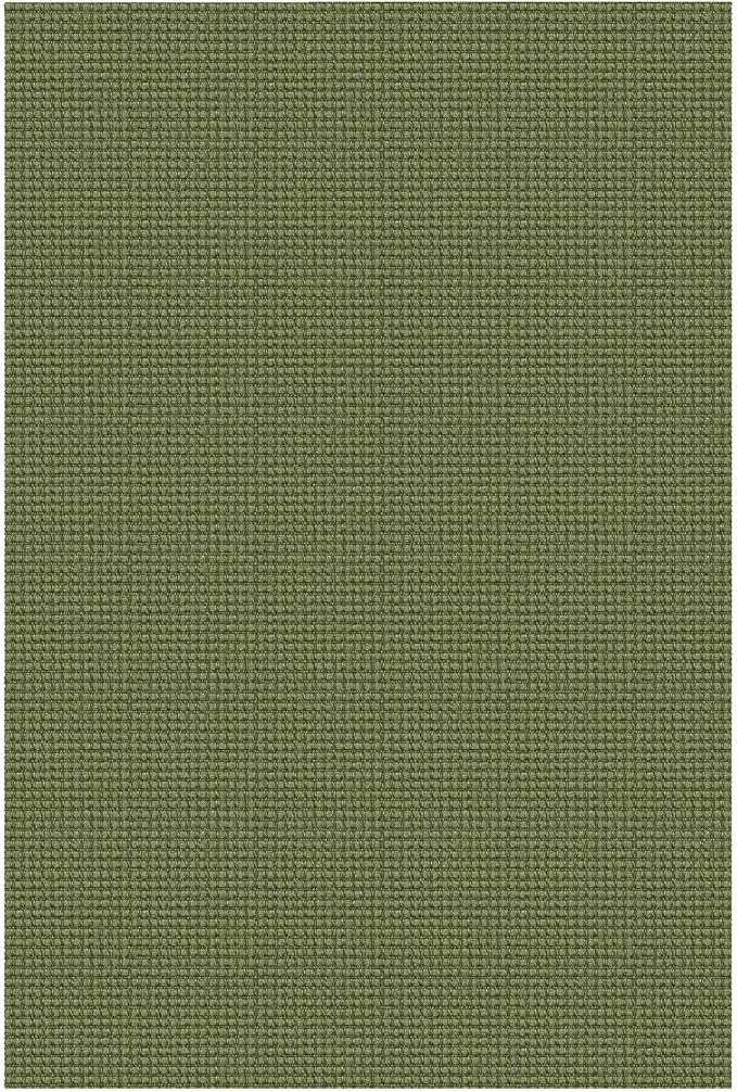 IOHOUZE Washable Area Rug 5x7 Non Slip Rubber Backed Rugs for Living Room, Dining Room Rugs Bedroom Rug, Woven Indoor Floor Carpet for Living Room Nursery Office, Olive Green/Earthy Green