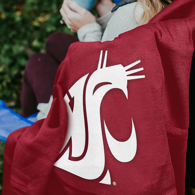 Logo Brands NCAA Unisex-Adult Sweatshirt Blanket