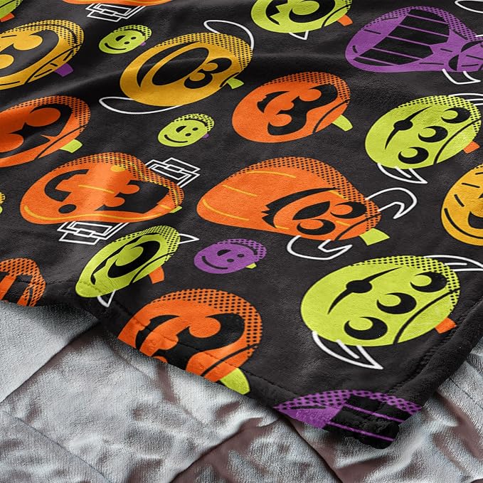 Disney Pixar, Jack-o'-Lanterns, Silk Touch Throw Blanket, 50 x 60 Inches