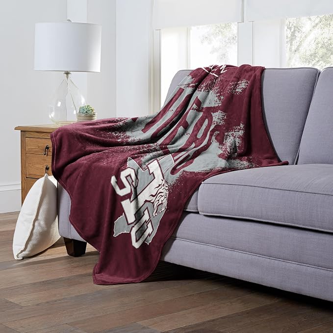 Northwest NCAA Unisex-Adult Silk Touch Throw Blanket