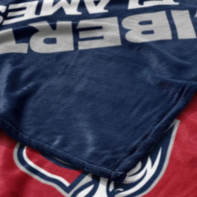 Northwest NCAA Silk Touch Throw Blanket, Ultra Soft Plush Polyester, Lightweight Warm Decorative Fan Gift, 46 x 60 in
