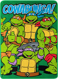 Northwest Teenage Mutant Ninja Turtles Micro Raschel Throw Blanket, 46" x 60", Cowabunga Dudes