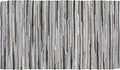 Ramanta Home Hand Woven 100% Cotton Rag Rug 3'x5' - Charcoal, Recycled Rugs, Boho Farmhouse Rugs for Living Room, Dinning Room, Kitchen, Entryway, Bedroom Rug - 36"x60"