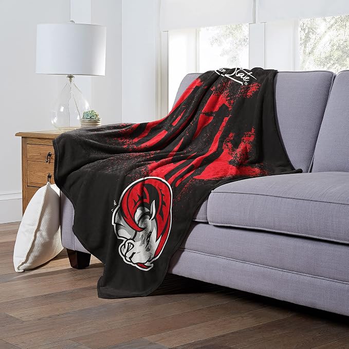Northwest NCAA Unisex-Adult Silk Touch Throw Blanket