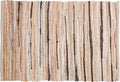 Ramanta Home Hand Woven 100% Cotton Chindi Rag Rug 2'x3' - Linen, Recycled Reversible Rug, Boho Rustic Farmhouse Rugs for Living Room, Kitchen, Entryway, Bedroom Floor Mats - 24"x36"