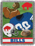 Northwest NFL Woven Tapestry Wall Hanging, 48 x 60 Inches, Officially Licensed, Decorative Fringes