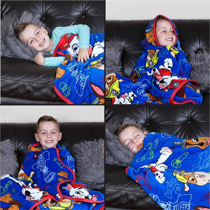 Franco Kids Bedding Super Soft Plush Throw Blanket, 46 in x 60 in, Paw Patrol (Pack of 6)