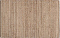 Hausattire Jute Woven Area Rug 3'x5' - Natural, Hand Braided Boho Rustic Rugs for Living Room, Kitchen | Farmhouse Indoor Outdoor Carpet for Nursery, Natural Fiber Patio Mat - 36x60 Inches