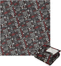 Northwest Yellowstone Silk Touch Sherpa Throw Blanket, 50" x 60", Holiday Ride