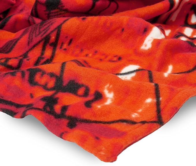 Northwest Marvel Avengers Iron Man Throw Adult Silk Touch Blanket with Sleeves 48" x 71"