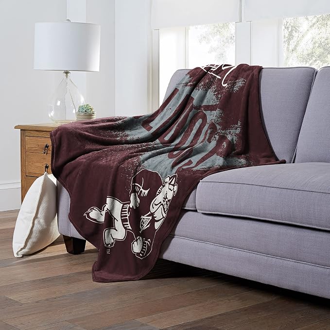 Northwest NCAA Unisex-Adult Silk Touch Throw Blanket