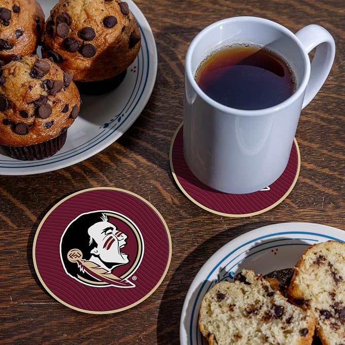Rico Industries NCAA 4pack Coaster Set - Classic Favorites