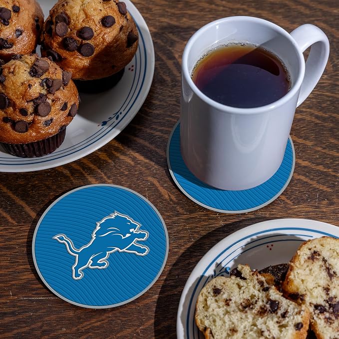 Rico Industries NFL Football Classic Favorites: PVC Coaster Set (4-Pack)