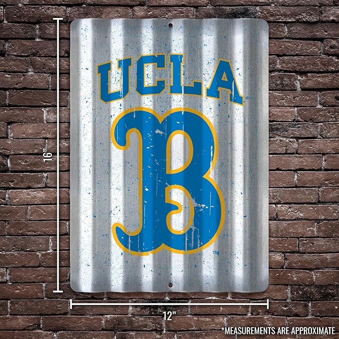 Rico Industries NCAA 12" X 16" Tin Metal Roof Sign