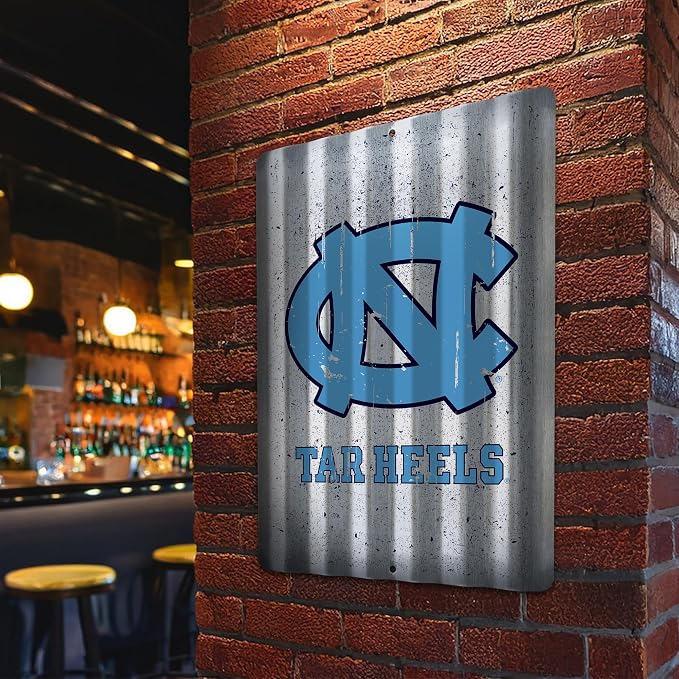 Rico Industries NCAA 12" X 16" Tin Metal Roof Sign