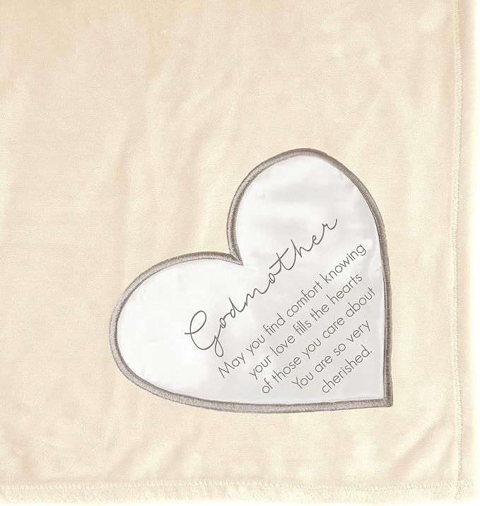 Pavilion Gift Company - Godmother Gift Soft Royal Plush Blanket 50x60 Inch