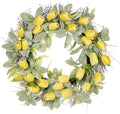 24" Artificial Tulip Floral Spring Wreath with Green Leaves