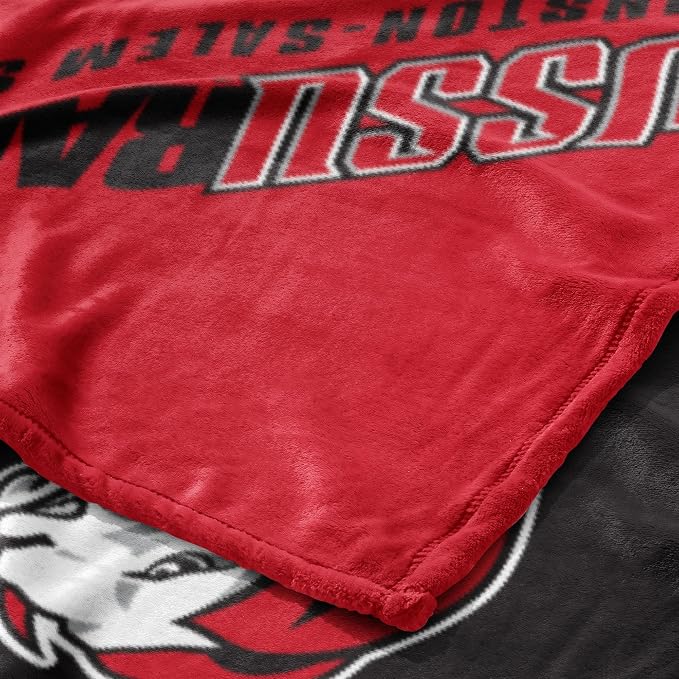 Northwest NCAA Silk Touch Throw Blanket, Ultra Soft Plush Polyester, Lightweight Warm Decorative Fan Gift, 46 x 60 in