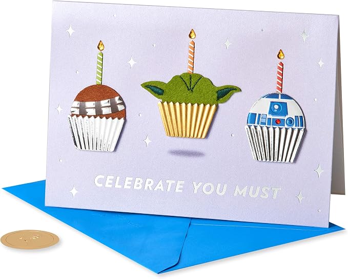 Papyrus Birthday Card for Star Wars Fans (HAPPY BIRTHDAY)