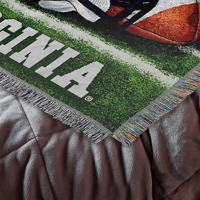 Officially Licensed NCAA "Home Field Advantage" Woven Tapestry Throw Blanket, 48" x 60", Multi Color