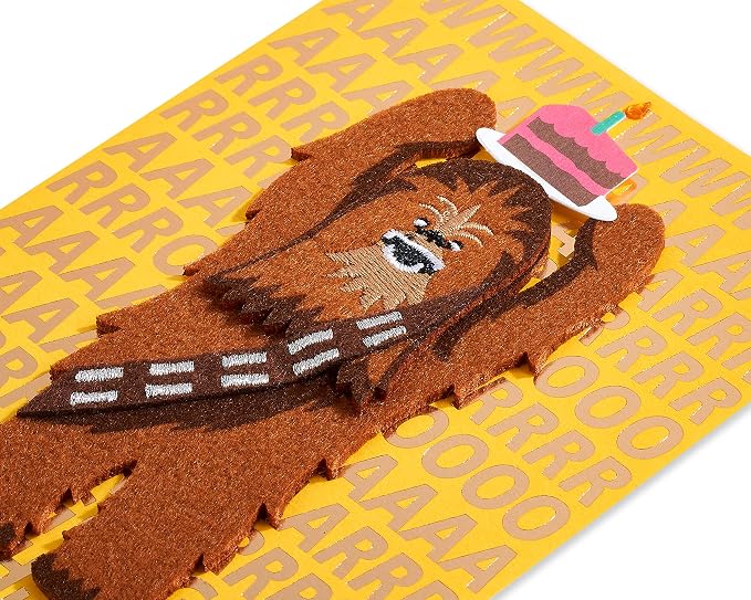 Papyrus Funny Star Wars Birthday Card (Wookie for Happy Birthday)