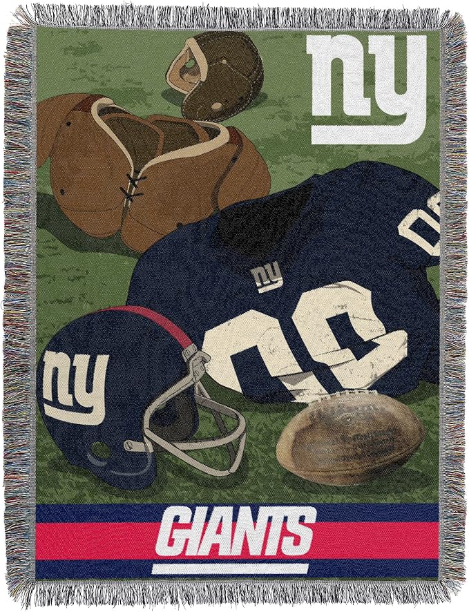 Northwest NFL Woven Tapestry Wall Hanging, 48 x 60 Inches, Officially Licensed, Decorative Fringes
