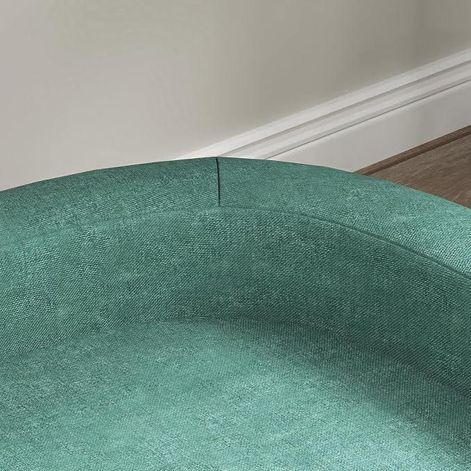 PawHut Dog Sofa Couch, Pet Bed with Comfortable Luxury Cushion, Washable Cover, Wooden Legs, Anti-Slip Mat for Large Dogs, Cats, Kittens, Green