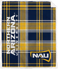 NCAA Northern Arizona Lumberjacks Playmaker Plaid Ultra Cozy Sherpa Throw