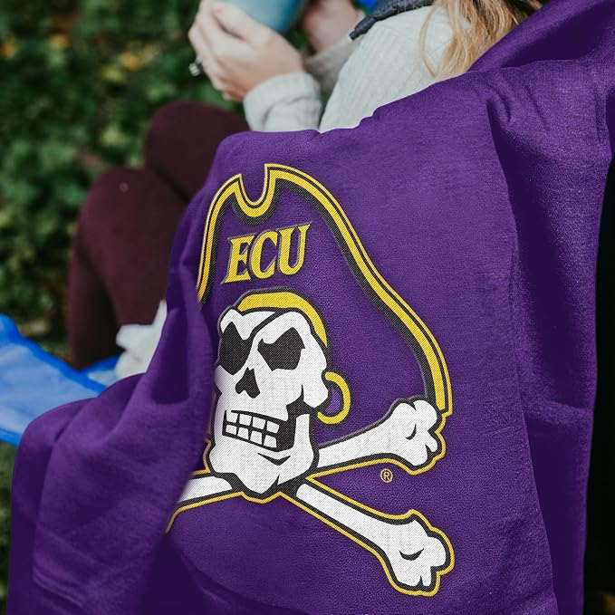 Logo Brands NCAA Unisex-Adult Sweatshirt Blanket