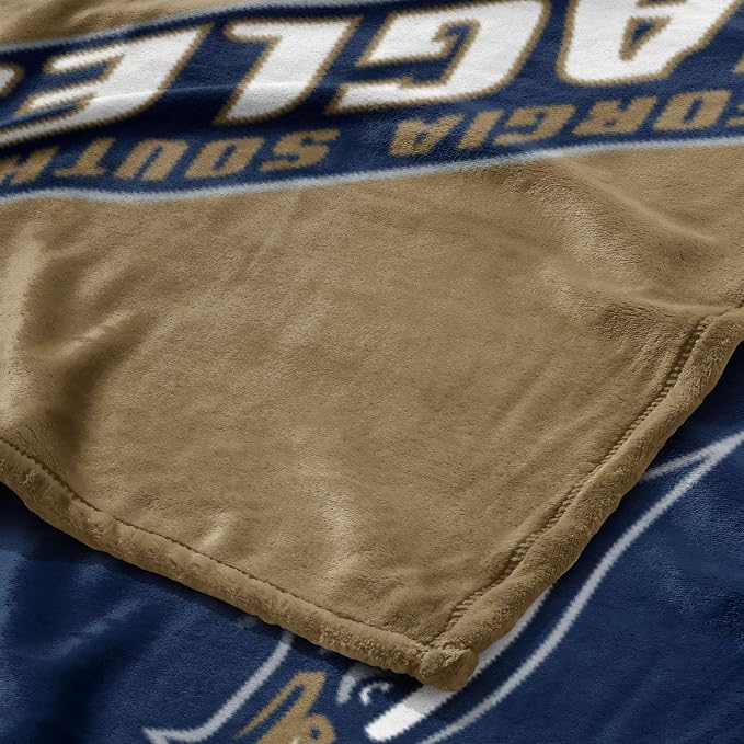 Northwest NCAA Silk Touch Throw Blanket, Ultra Soft Plush Polyester, Lightweight Warm Decorative Fan Gift, 46 x 60 in