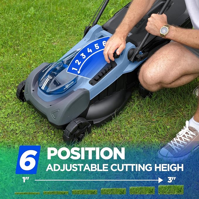 18-Inch 40V Max Brushless Cordless Push Lawn Mower | Includes 40V Max 4.0Ah battery and charger, 148Wh Total Energy for Fewer Charging Interruptions during Routine Yard Care