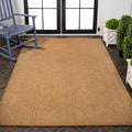 JONATHAN Y CHG100A-5 Peater Classic Casual Commerical Natural Coir Light Brown 5 ft. x 8 ft. Doormat for Entrance, Front Door, Entryway