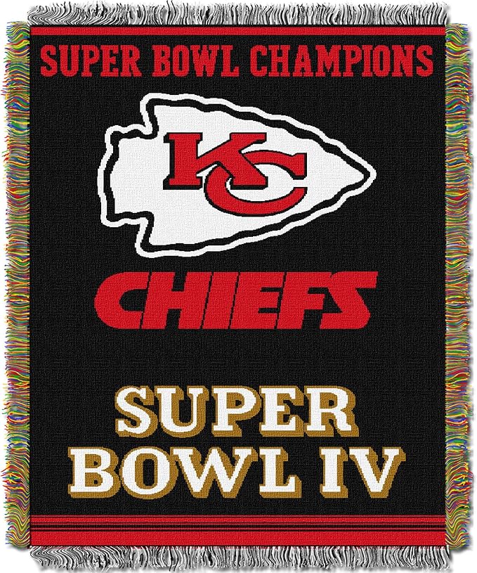 Northwest NFL Woven Tapestry Wall Hanging, 48 x 60 Inches, Officially Licensed, Decorative Fringes