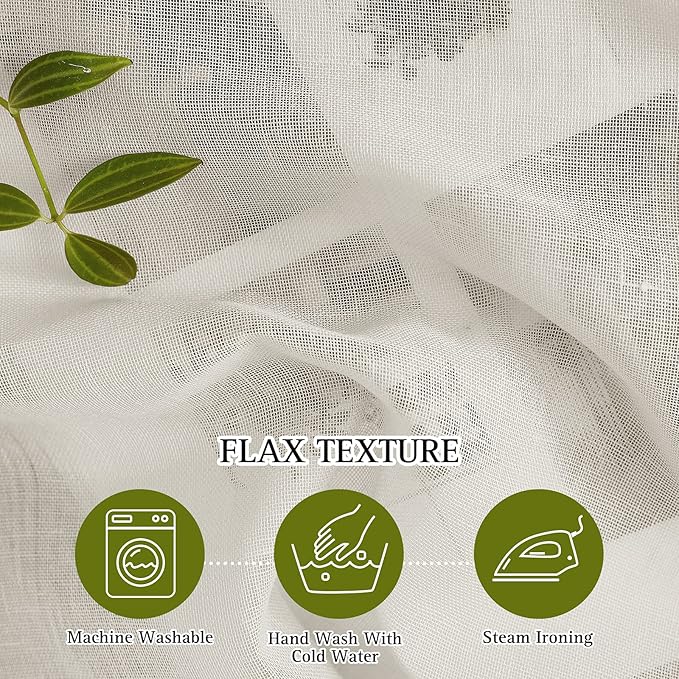 NICETOWN 48 inch Curtains 2 Panels Set - Image 4