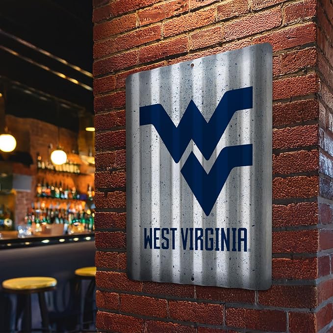 Rico Industries NCAA 12" X 16" Tin Metal Roof Sign