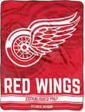 Northwest The Company NHL Detroit Red Wings Micro Raschel Throw Blanket, 46" x 60", Break Away