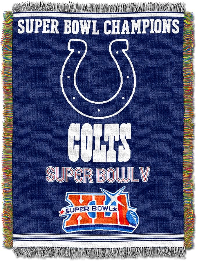 Northwest NFL Woven Tapestry Wall Hanging, 48 x 60 Inches, Officially Licensed, Decorative Fringes
