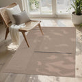 Non-Slip Jute Rug for Entryway: 3x5 Outdoor Mat - Beige Woven | Safe Walking for Family All Day and Help with Cutting Slip Falls by 70%