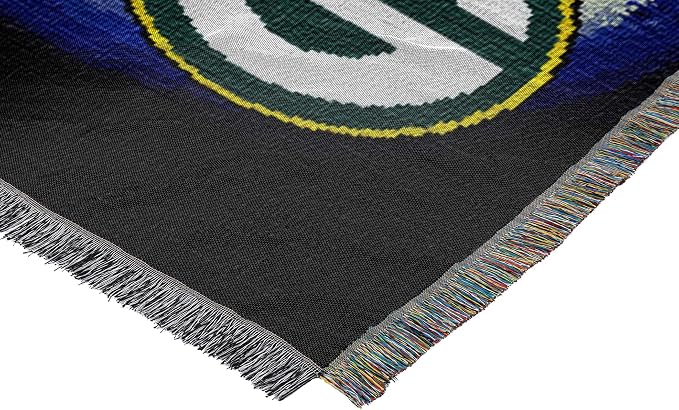 Northwest NFL Woven Tapestry Wall Hanging, 48 x 60 Inches, Officially Licensed, Decorative Fringes
