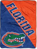 Northwest NCAA Florida Gators Micro Raschel Throw Blanket – 46 x 60 Inches – Halftone Design – Officially Licensed College Team Throw