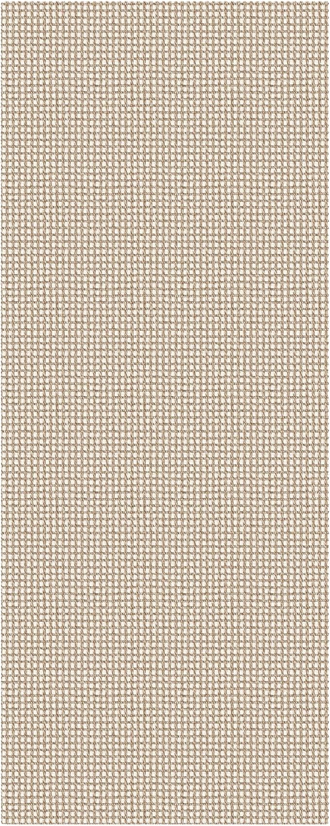 IOHOUZE Washable Runner Rug 2x5 Non Slip Runners for Hallways Entryway Runner Indoor, Kitchen Throw Rug Woven Cotton Floor Carpet for Hall Entrance Bedroom, Cream/Beige