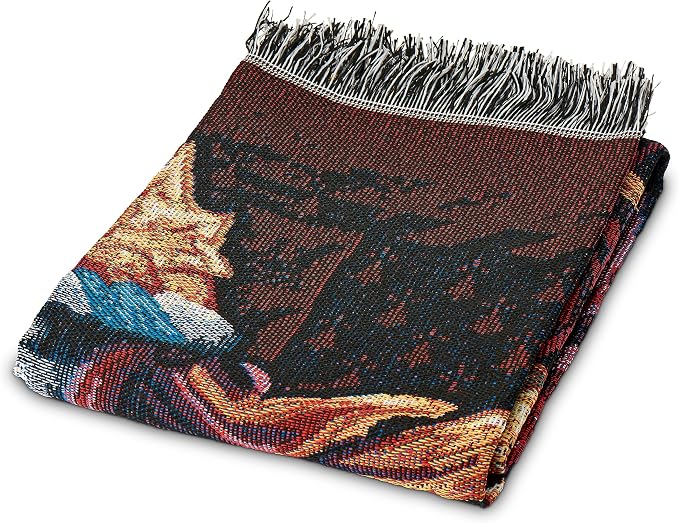 Northwest Harry Potter Woven Tapestry Throw Blanket, Designer Home Décor, Modern, Unique Gift, 48" x 60", Gryffindor Shield