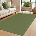 IOHOUZE Washable Area Rug 4x6 Non Slip Rubber Backed Woven Rugs for Entryway Indoor Bedroom Rugs Kitchen Rug Floor Throw Carpet for Entrance Front Door Living Room, Olive Green/Earthy Green