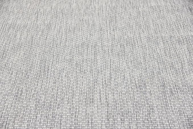 Unique Loom Collection Casual Transitional Solid Heathered Indoor/Outdoor Flatweave Area Rug (9' x 12' Rectangle, Light Gray/Ivory)
