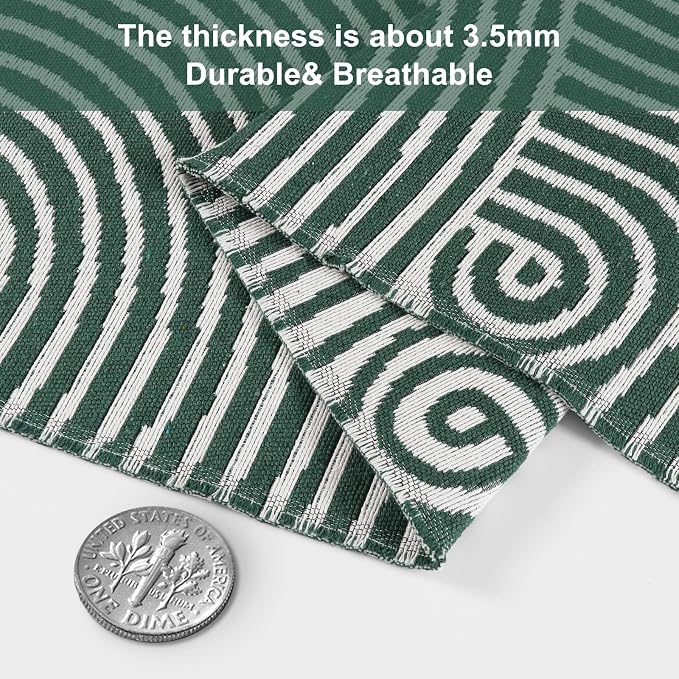 Tiffasea Kitchen Runner Rug 2'x4.3' Washable Small Area Rug Bathroom Rug | Reversible Farmhouse Throw Rug Green Bathroom Rug Runner Modern Entry Front Door Mat Carpet Runner for Foyer Bedroom Entryway
