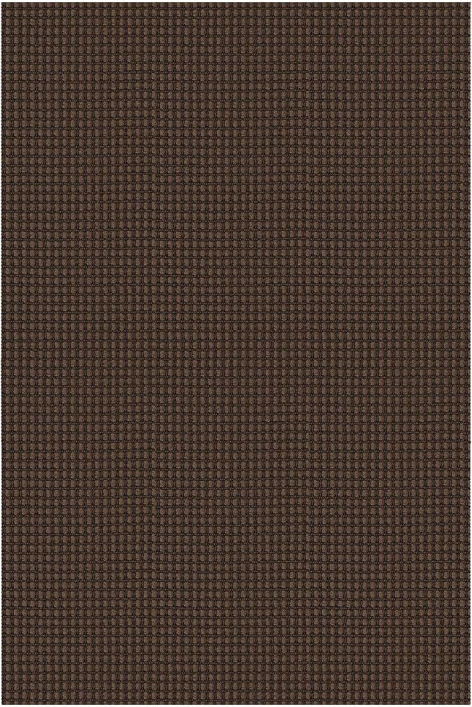 IOHOUZE Washable Area Rug 3x5 Non Slip Rubber Backed Woven Rugs for Entryway Rugs Indoor Outdoor Doormat Throw Rug Floor Carpet for Entrance Kitchen Front Door, Brown