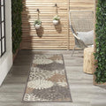Nourison Home Aloha Natural 2'3" x 8' Area Rug - Easy Clean, Non Shedding, Bed Room, Living Room, Dining Room, Kitchen (8' Runner)