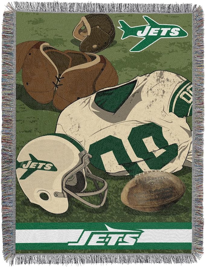 Northwest NFL Woven Tapestry Wall Hanging, 48 x 60 Inches, Officially Licensed, Decorative Fringes