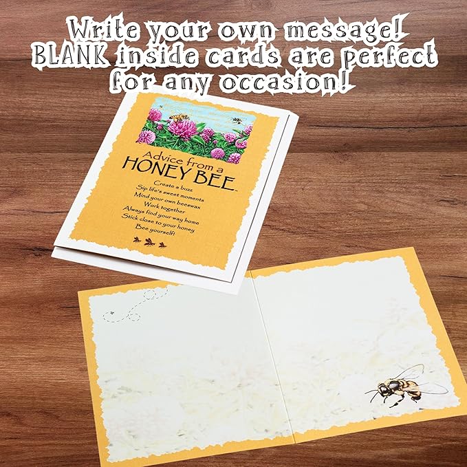 Advice From Nature Originals Greeting Card Set All Occasions, 12 Pack | Blank Inside Sustainable All Occasion Card Set, Printed in the USA on Replanted Cardstock